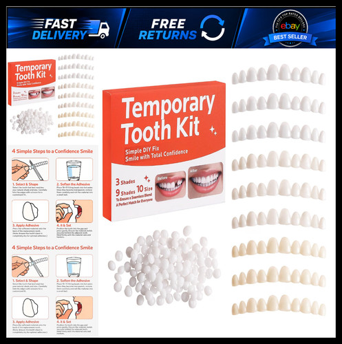 Tooth repair kit for - tooth, filling