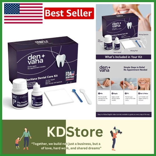 Multi use tooth repair kit - repair,