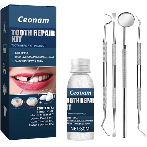 Tooth repair kit temporary - tooth,