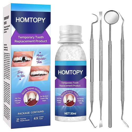 Tooth repair kit for - repair,