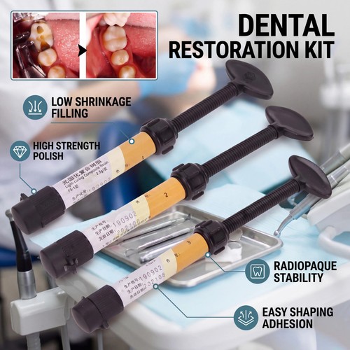 Teeth resin tooth repair - teeth,