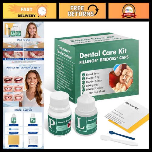 Tooth repair kit zinc oxide - tooth,