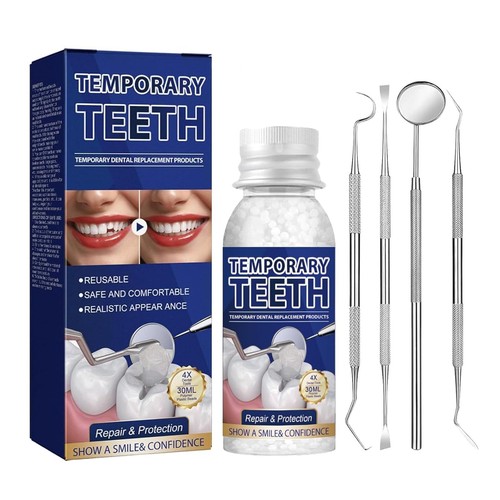 Tooth repair kit moldable - tooth, kit,