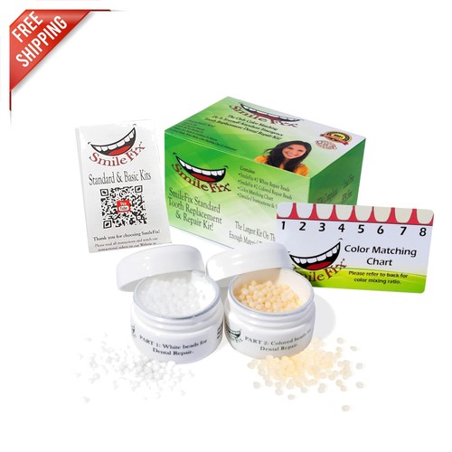 Color matched tooth repair - tooth,