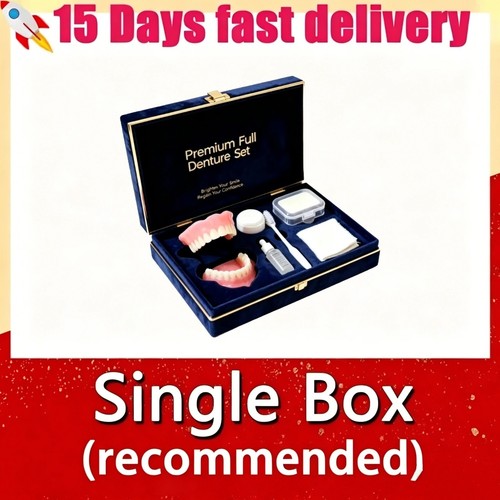 Silicone dentures kit upper - silicone,