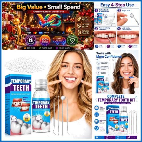Temporary tooth repair kit - temporary,