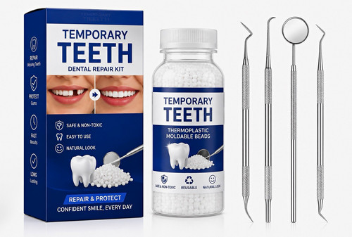 Temporary tooth repair kit - repair,