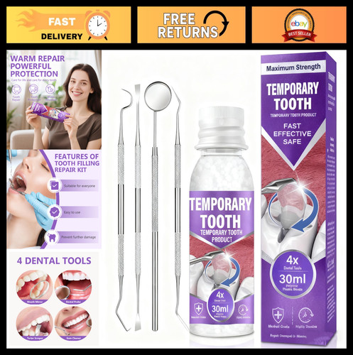 Tooth repair kit temporary - repair,